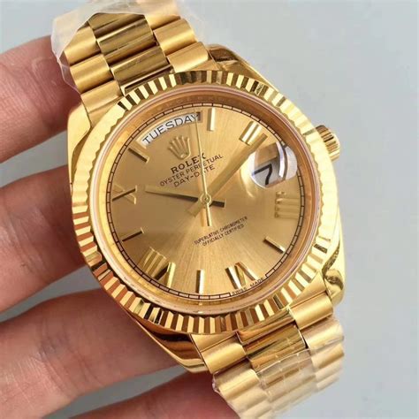 are rolex watches real gold.